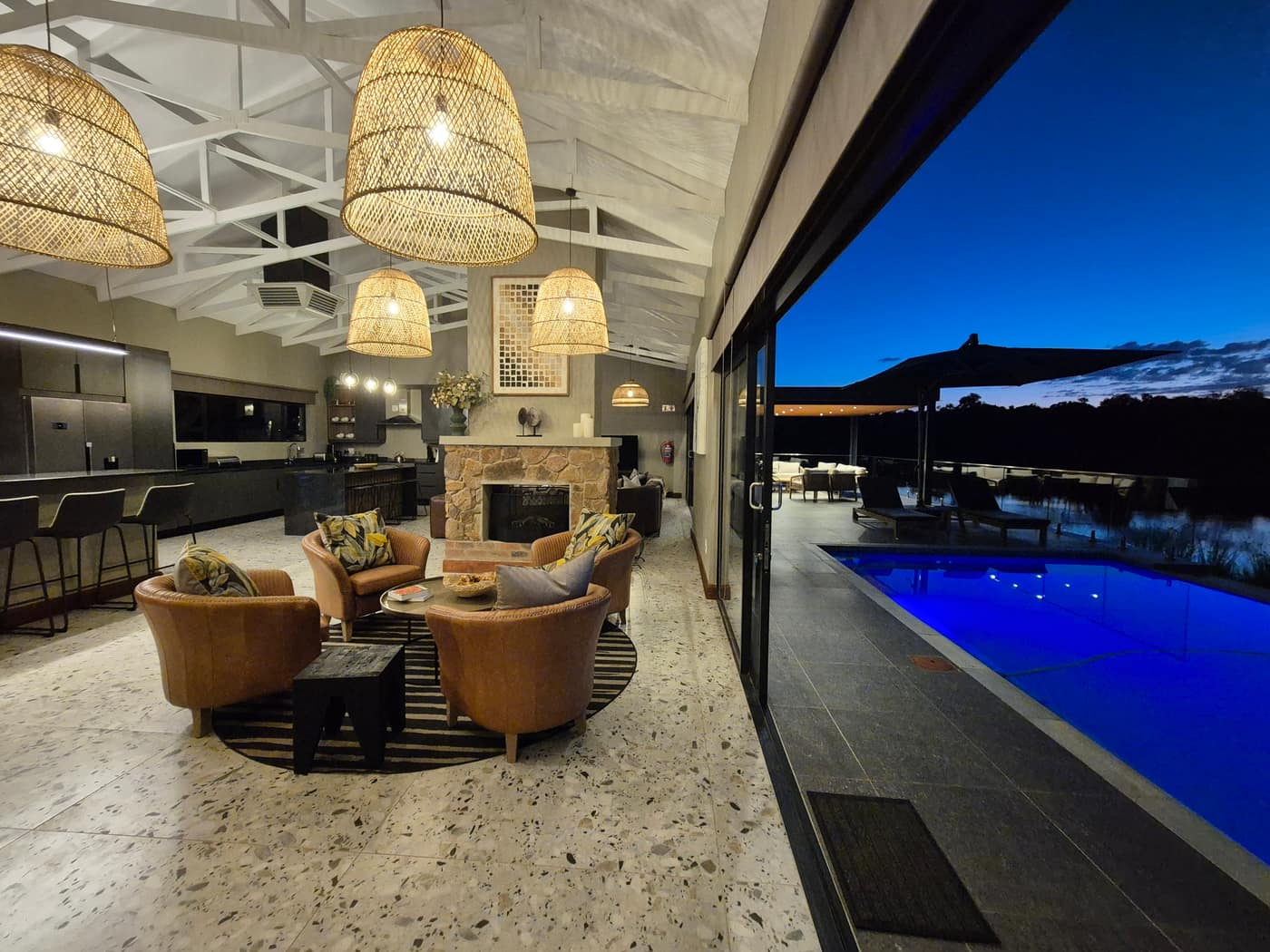 Reflections Camp outdoor dining